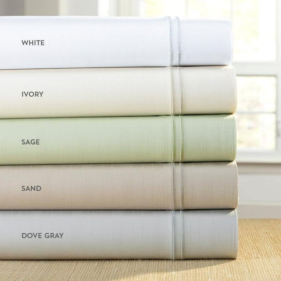 PureCare Premium Bamboo Sheet Set Twin XL, White