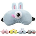 thumbnail image 2 of Coofit Eye Sleep Cover Cartoon Unisex Plush Sleep Eyeshade Eye Sleep Mask with Ice Pack, 2 of 7