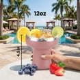 thumbnail image 4 of 12 oz Insulated Cocktail Tumbler with Lid, Margarita Cup, Shatterproof Reusable Drinkware for Parties, 4 of 7