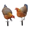 thumbnail image 4 of Figura decorativa de gallina para jardín, figura de animal, figura decorativa, arte de jardín realista Estilo B, 4 of 9