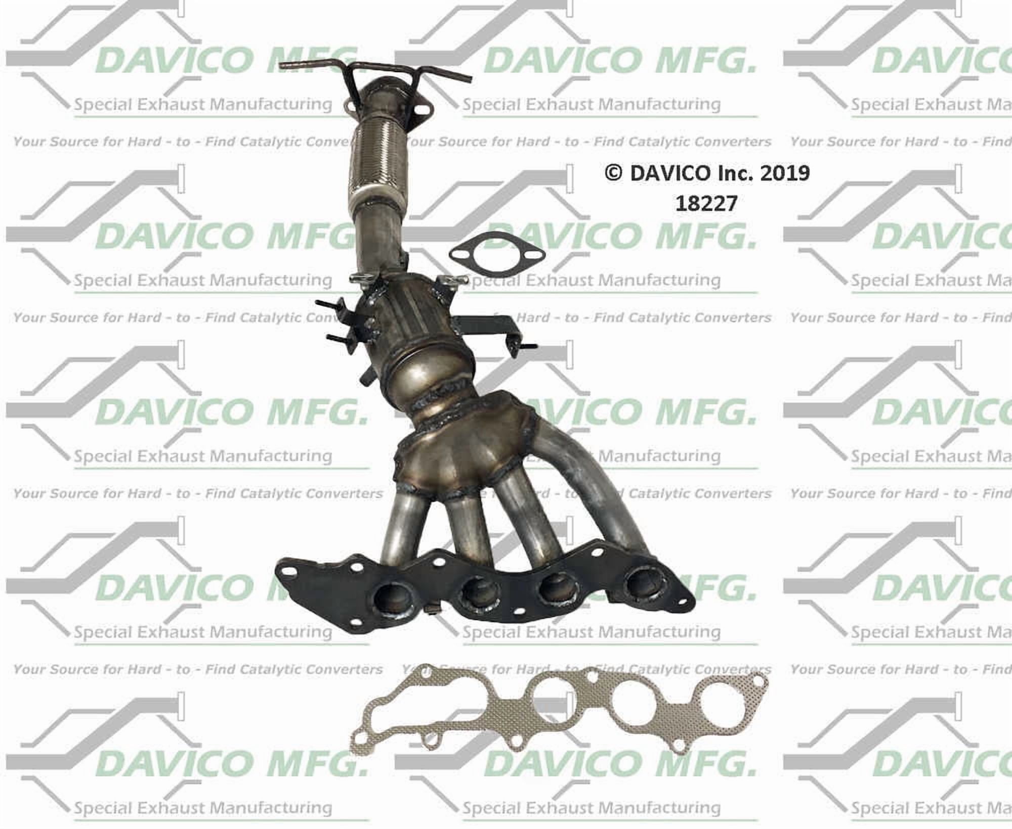 Davico Mfg 18227 Direct-Fit Catalytic Converter-Manifold
