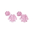 thumbnail image 2 of BemeyourBBs Newborn Baby Girls One Piece Swimsuit Infant Girl Bathing Suit Long Sleeve Zipper Swimwear Rash Guard with Hat Set UPF 50+ Summer Beach Wear, 2 of 9