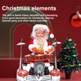 thumbnail image 4 of Inteprter Muñeco de Papá Noel para Navidad/Navidad, instrumento para jugar, regalo, decoración, Año Nuevo, sacudir la cabeza, cantar, adorno que Kits de decoración para fiestas No.01 Inteprter HA008653-01B, 4 of 6