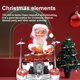 thumbnail image 4 of Inteprter Muñeco de Papá Noel para Navidad/Navidad, instrumento para jugar, regalo, decoración, Año Nuevo, sacudir la cabeza, cantar, adorno que Kits de decoración para fiestas No.01 Inteprter HA008653-01B, 4 of 6