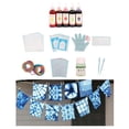thumbnail image 1 of Kit de teñido anudado en 5 colores, kit de tinte de tela de un para manualidades, para niños, adultos, suministros para fiestas para principiante Baoblaze Kits de teñido anudado, 1 of 8