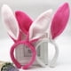 thumbnail image 2 of Diadema con orejas de conejo blanco pequeñas y lentejuelas de peluche de Pascua, código de barrido para enviar a los regalos de empuje Buen material, 2 of 6