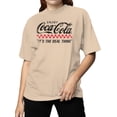 thumbnail image 2 of Officially Licensed Coca Cola Enjoy The Real Thing Women's T-shirt, 2 of 3
