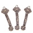 thumbnail image 1 of 3pcs Chinese Ruyi Jewelry Pendant Necklace Pendant Retro Keychain Pendant, 1 of 7