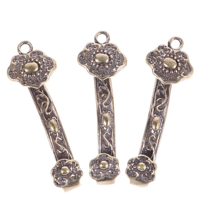 3pcs Chinese Ruyi Jewelry Pendant Necklace Pendant Retro Keychain Pendant