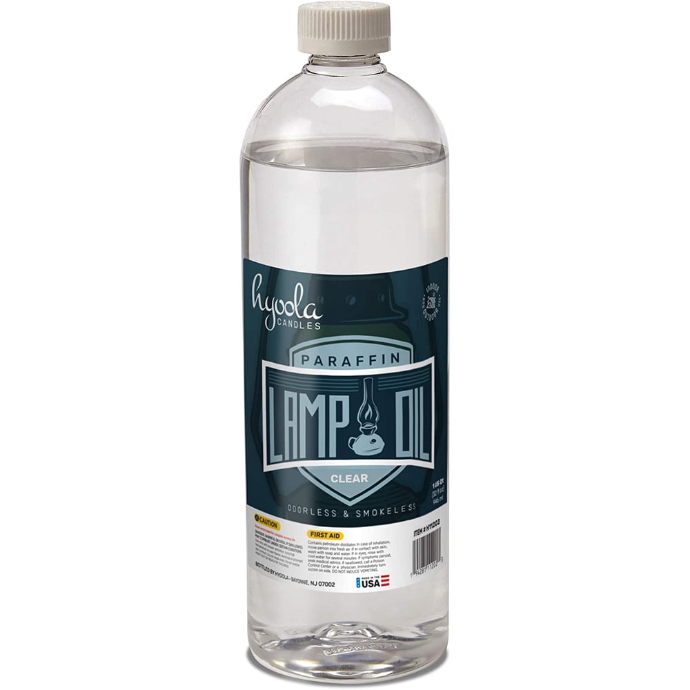 Hyoola, 32 Ounce Smokeless, Odorless Liquid Paraffin Lamp Oil Clear