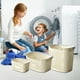 thumbnail image 1 of ¡Descuento! Cesto de Ropa Sucia con Compartimentos para El Hogar y El Baño, Tendedero con Divisor Integrado, Cesto para Ropa Sucia, Cesto Resistente para Lavandería, Diseño Fácil de Transportar., 1 of 2