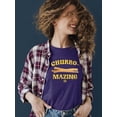 thumbnail image 2 of Churro-Mazing Fun Re Tro Foodie Design Women's T-shirt, 2 of 4