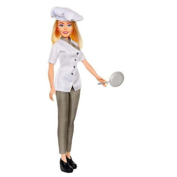 Poupée-mannequin MGA's Dream Ella I AM - boulangère | poupée-mannequin de 11,5 po (29 cm) avec casserole