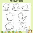 thumbnail image 5 of 7Pcs Woodland Cookie Cutter Set-3 Inches,Fox,Owl,Deer,Bird,Hedgehog,Squirrel, 5 of 6