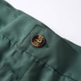 thumbnail image 4 of Kalauyu Men's Shorts Casual Button Elastic Waist Summer Beach Golf Shorts Chino Shorts with Pocket, 4 of 8