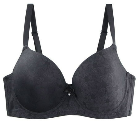 Women Push Up Bra Full Coverage Bralettes Plus Size Brassiere Front Closure Minimizer Bra New Comfortable No Underwire Front Button Close Intimate Apparel