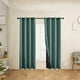 thumbnail image 5 of Cortinas Opacas con Reducción de Ruido - Cortinas Térmicas con Ojales para Mayor, Verde MNFD, 5 of 6