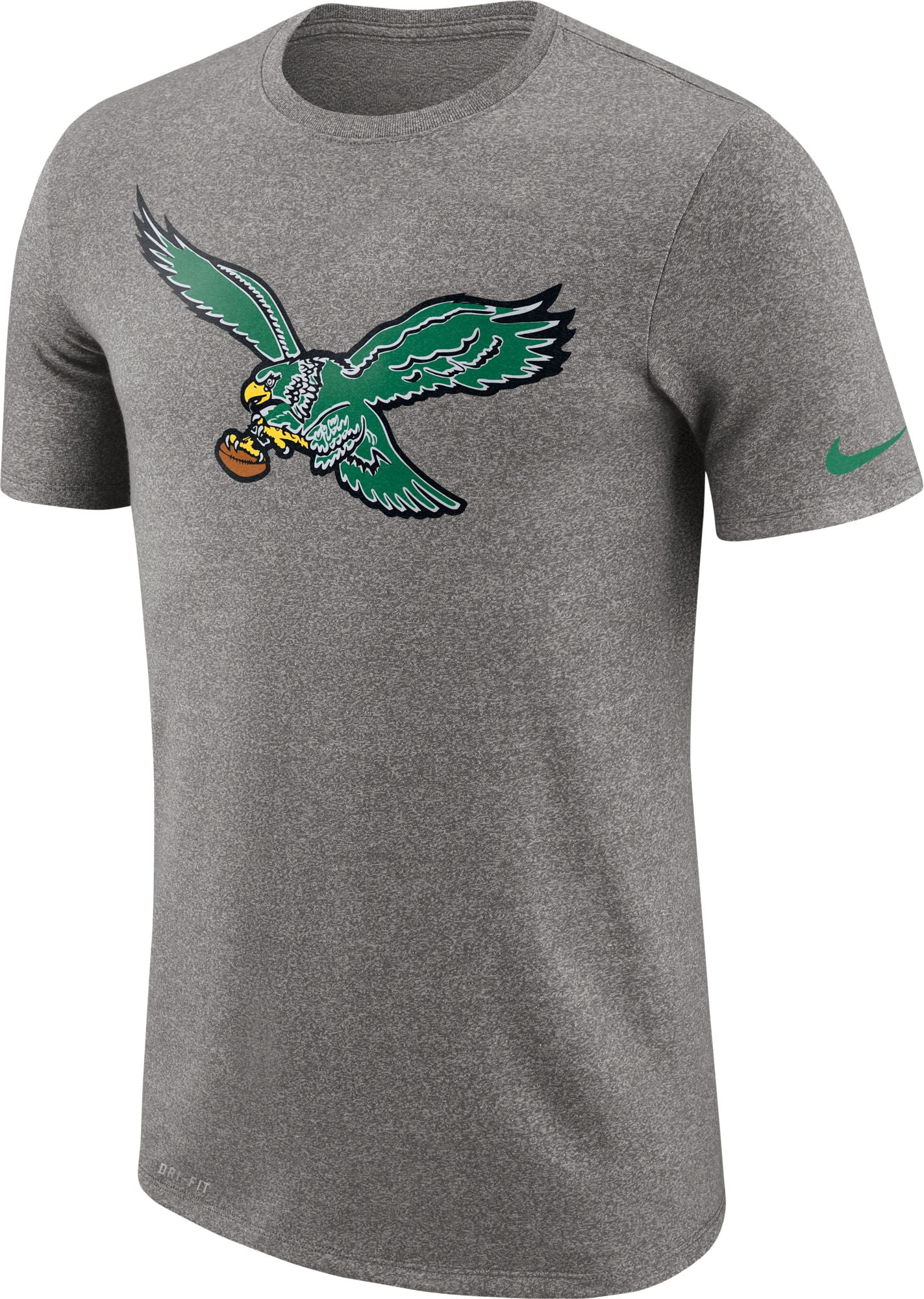 Nike Men's Philadelphia Eagles Marled Historic Performance Grey TShirt