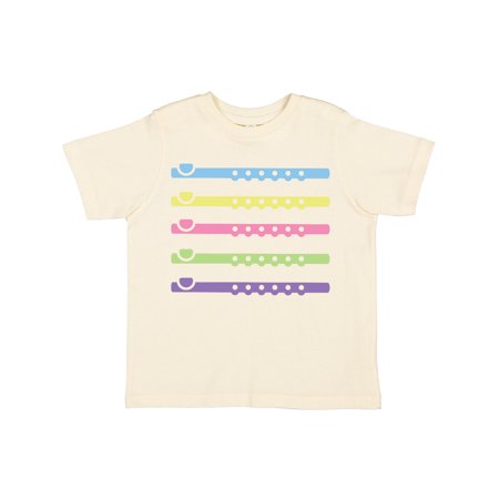 

Inktastic Flute Music Gift Flutist Band Gift Toddler Toddler Girl T-Shirt