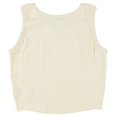 thumbnail image 4 of Elevenparis Womens Cropped Tank Top, Off-White, Small, 4 of 5