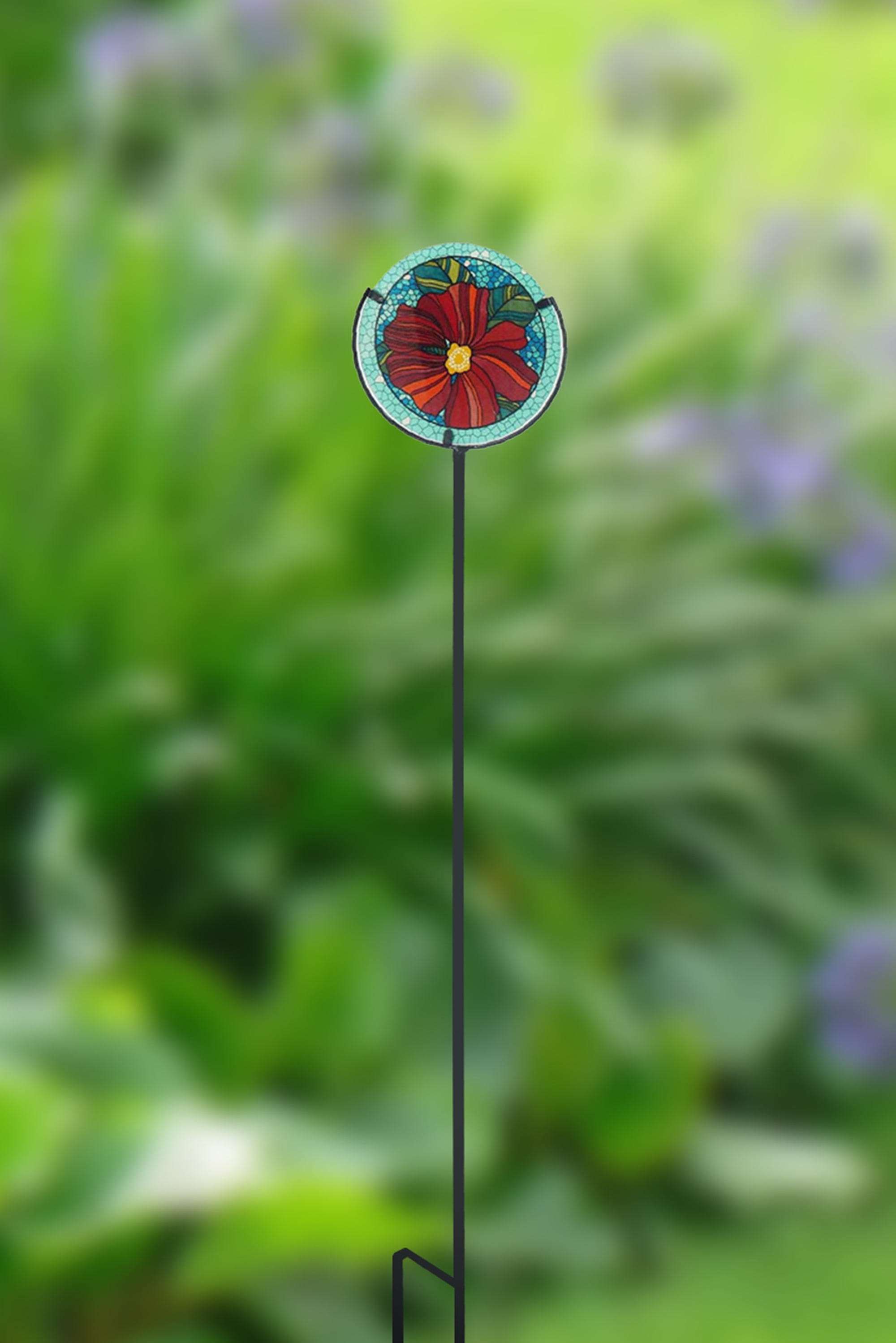 Crearive Motion 14327 Stained Glass Garden Stake 14327. Product Size 1