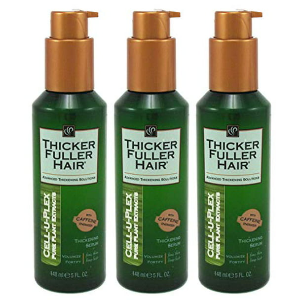 Thicker Fuller Hair Instantly Thick Serum 5oz. Cell-U-Plex (3 Pack) -  