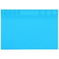 thumbnail image 1 of Silicone Heat Resistant Soldering Electronic Repair Mat Maintenance Insulation PadLight Blue SHENMO, 1 of 10