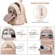 thumbnail image 2 of Mochila WINDARS School para niñas adolescentes para portátil de 15,6 pulgadas, color caqui, 2 of 7