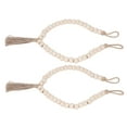 thumbnail image 4 of Corbatas para cortinas alzapaños ANGGREK Cuentas de madera Estilo nórdico Simple Elegante con ganchos, 4 of 8