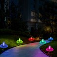 thumbnail image 4 of Luces LED solares de medusas para decoración de jardín al aire libre, luz de césped con 7 cambios de color, impermeable, para patio, camino, lámpara solar con flores, 4 of 4