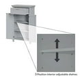 thumbnail image 3 of RiverRidge Somerset Collection Two-Door Floor Cabinet, Gray, 3 of 14
