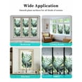 thumbnail image 6 of Window Privacy Film Tropical Plants Stained Glass Window Film Decorative Sun Block Window Cover Country Summer Green Palm Leaves Window Clings Static Adhesive Sticker for Bathroom 23.6"x59", 6 of 7
