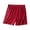 Red, variant on Bermuda Shorts for Women JIANLAI Lady’s Short Sleepers Light and Flexible, Soft and Comfortable, Pull-String Pajama Pants, Summer Shorts, Cool Fabric M-XXXXL Black