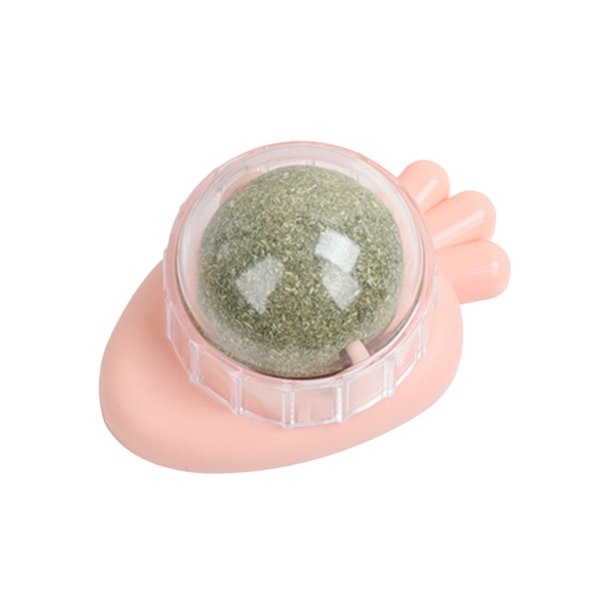 Zanahoria Catnip Toys Treats Healthy Catnip Lickable Balls Cat Pet Supplies (Rosa) Ehuebsd Libre de BPA