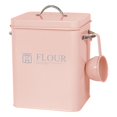 thumbnail image 1 of Tarro de Almacenamiento de Arroz Cajas de Almacenamiento de Alimentos Secos Latas de de Cereales de Granos para Baño Rosado Gloria dispensador de cereales, 1 of 8
