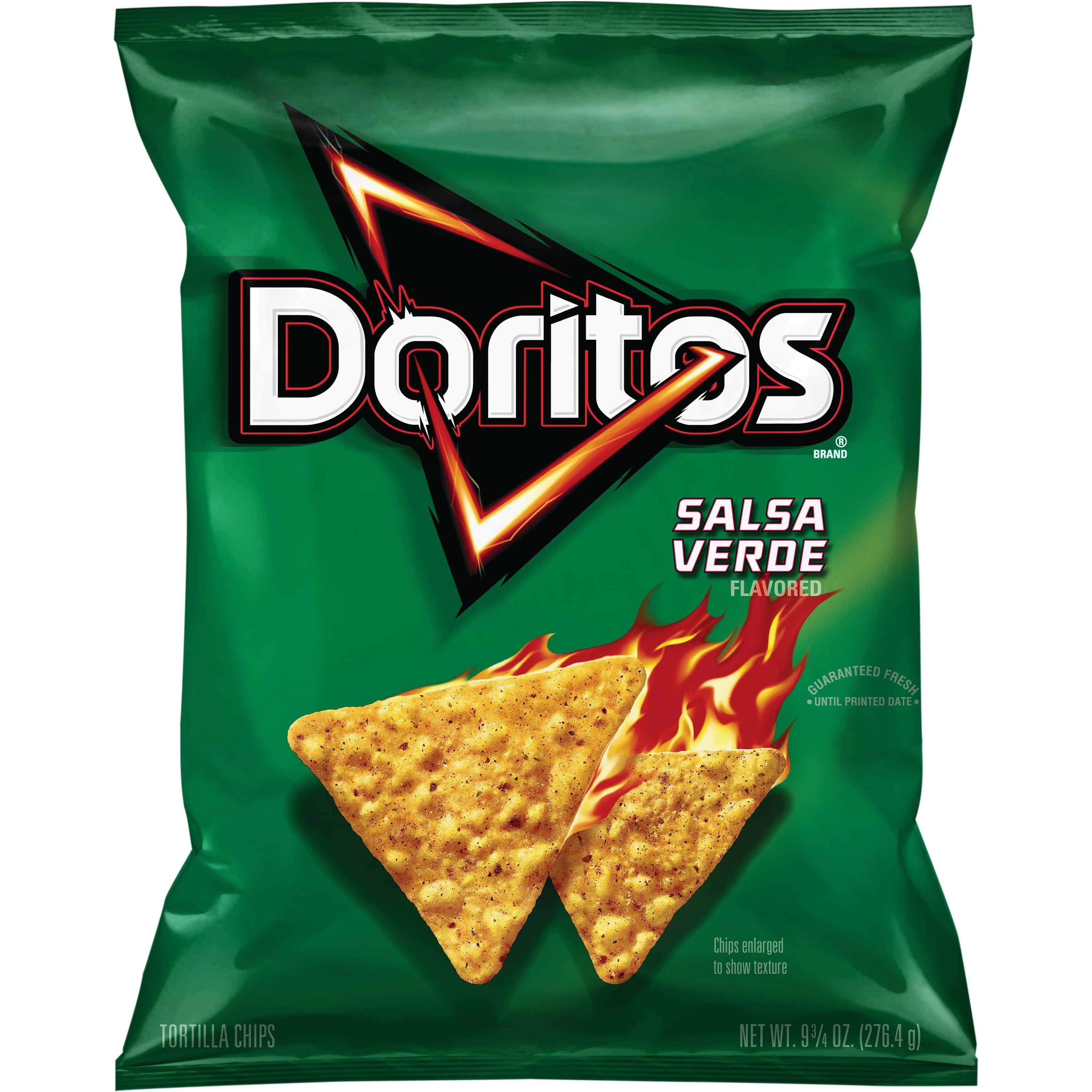 Doritos Salsa Verde Flavored Tortilla Chips, 9.75 oz Bag - Walmart.com
