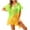 Green, variant on Wyongtao Women's Swimsuit Color-Blocking Cover Up Hollow Out Swimwear Beach Bathing Suit Bikini Coverups,Pink