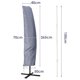 thumbnail image 2 of Hengda Funda para sombrilla Resistente a los rayos UV Repelente al agua Protección UV Funda de jardín, gris - gris Dontodent Kuyhfg Sin marca, 2 of 5
