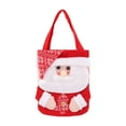 thumbnail image 2 of PPgejGEK Knitted Christmas Gift Bag 29x23cm 11.41x9.05in Red Scarf Snowman Design Tote for Candy Storage Holiday Party Favor, 2 of 7