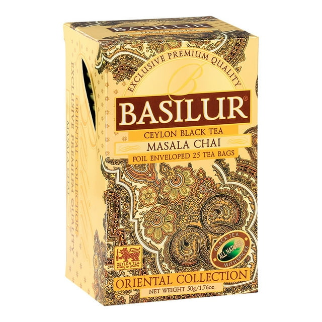 Té Negro Basilur Ceylán Masala Chai – Oriental Collection – 25 bolsas