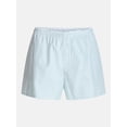 thumbnail image 6 of Joyspun Women's Woven Poplin Sleep Shorts, 3'' Inseam, Sizes XS-3X, 6 of 6