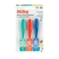 thumbnail image 4 of Nuby Baby's First Spoons Feeding Utensils for Babies, 3 Count Infant Spoons, 4 of 14