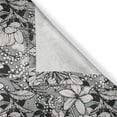 thumbnail image 6 of Ambesonne Floral Grommet Curtain, Frangipani Mimosa Lotus, 50" x 63", Black White Pale Grey, 6 of 6