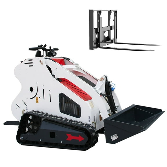 DigMaster 13.6 HP B&S Gasoline Engine Mini Skid Steer Track Loader EPA Certified for Farm Construction and Landscaping