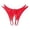 Red, variant on Women's Panties Elegant Sheer Lace Open-Front No-Show Underwear for Women Surprise Thong Style Comfort And Fit White One Size