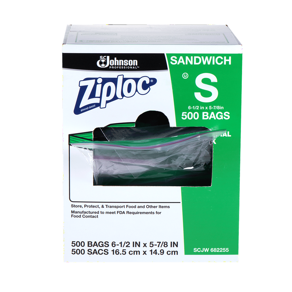 Ziploc Sandwich Bags, 500 Count