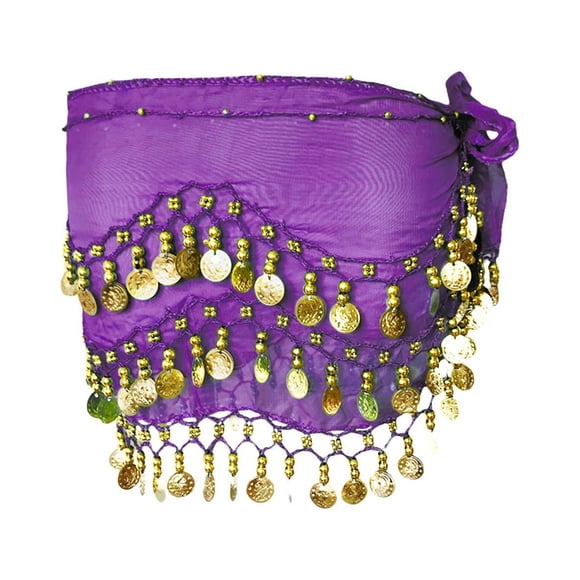Belt Women's Carnival Sequin Tassel Waist Chain Hip Scarf Performance Belt Waist Cover Belt