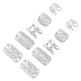 thumbnail image 1 of Hair Dreadlocks Beads, 200Pcs Fashionable Decorative Hair Jewelry Rings  for Wedding Gold,Silver, 1 of 7