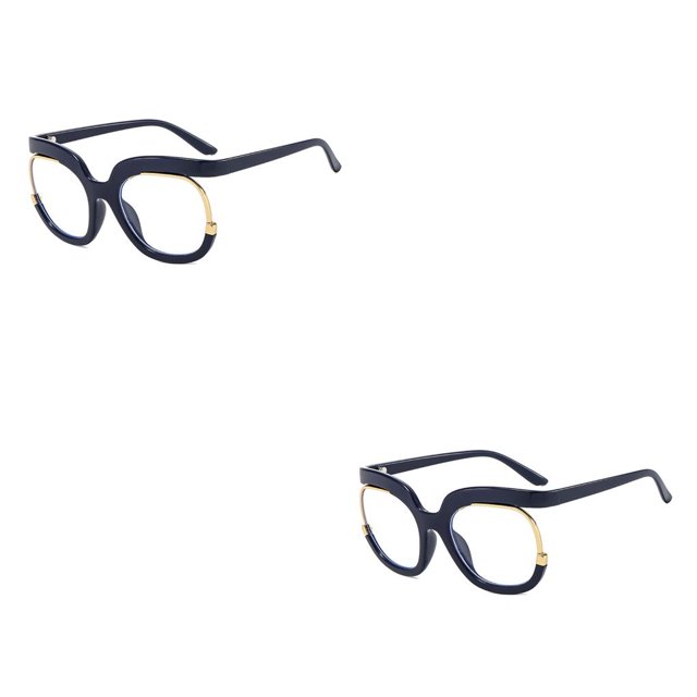 Jumpingount Gafas de lectura de gran tamaño para mujer y hombre, anteojos con estampado de leopardo a la moda, gafas de montura grande para viajes Type1 NO1