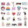 thumbnail image 3 of 50pcs Singer Taylorly Swift Graffiti Luggage Laptop Decoration Sticker Aoxiang, 3 of 7